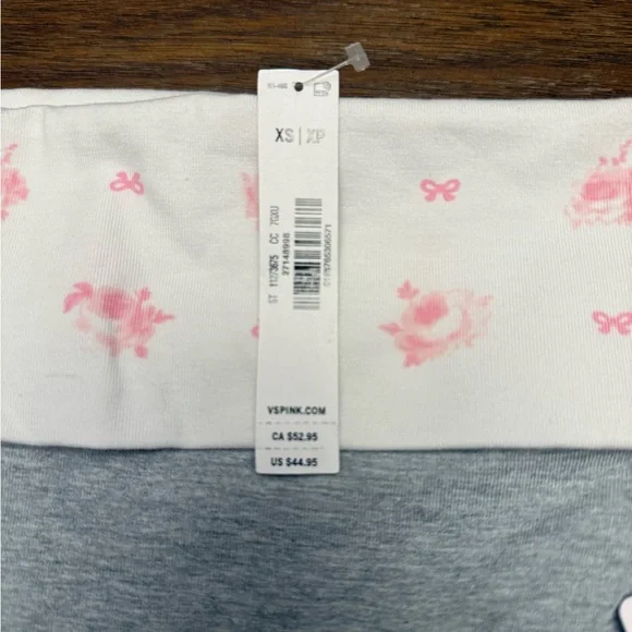 PINK Victoria's Secret Love Shack Fancy Cotton Foldover Micro Shorts Size XS - Picture 6 of 8